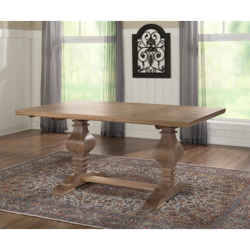 Table de salle à manger Lochlan, Miel rustique