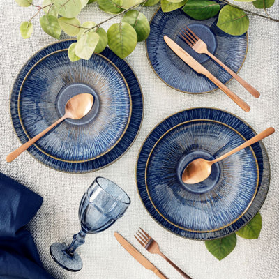 Romel Piece Stoneware Dinnerware Set - Service for 4