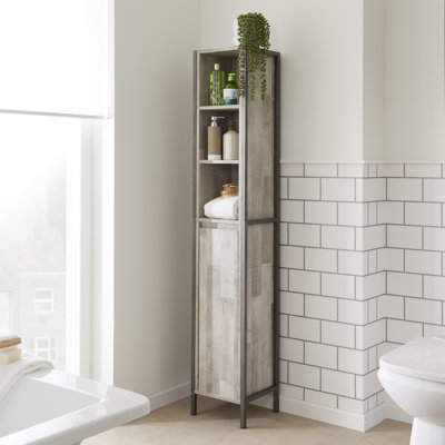 Adedoyin Freestanding Linen Cabinet
