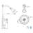 Prime Collection Shower Trim Only: Round Shower Head, Single Handle Set & Rough-in Valve Included - Oil Rubbed Bronze-36865920