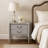 Doniesha End Table With Drawers, Antique White-64197994-62949338