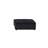 120"W Black Velvet 4 Pc Sectional Sofa