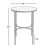 Martha Stewart Lia Mirrored Top Oval Accent Table