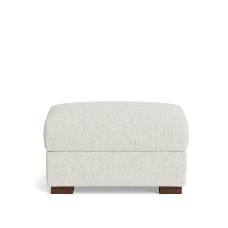 Catalina Ottoman, Performance Weave - Snow