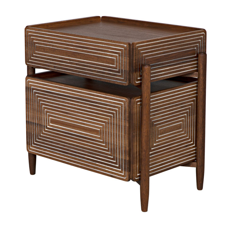 Savino Solid Wood End Table