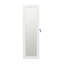 Armoire de rangement pour armoire à bijoux en bois massif avec miroir pleine grandeur, verrouillable au mur 47,5 x 14,3 po avec lumière DEL-470759221
