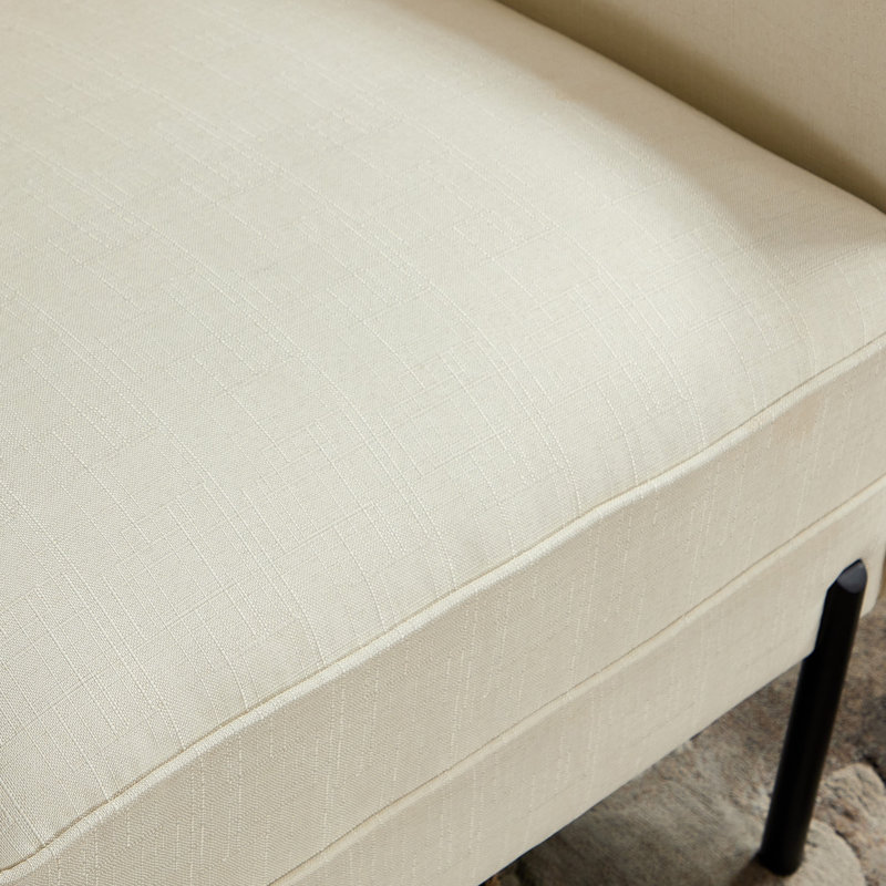 Arban Upholstered 71.1'' Sofa, Natural Beige 100% Linen