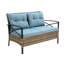 Ensemble de canapé modulaire de conversation pour patio 4 pièces - Ensemble de canapé de coin KD Rattan Wicker-1668617128