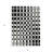 3' X 5' Black And Ivory Geometric Washable Indoor Outdoor Area Rug