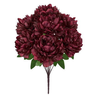 Artificial Hybrid Peony Flower Stem Bush Bouquet