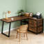 Bureau de travail, bureau d'ordinateur, bureau en L pour bureau personnel