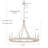 Marconi 12-Light Dimmable Wagon Wheel Chandelier -1213244984