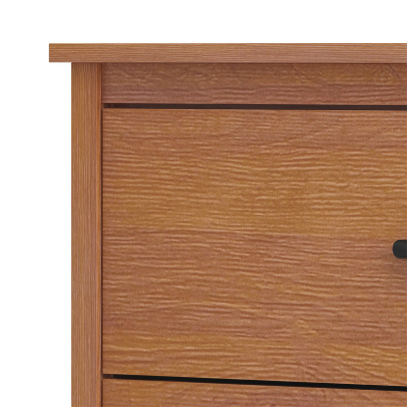 Allysyn 6 Drawer Dresser, Amber Walnut