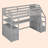 Iemanja Platform Storage Bed-269856192