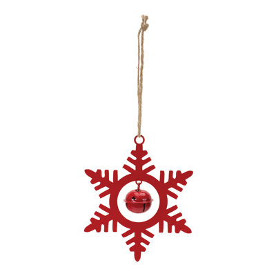 Melrose International No Pattern Holiday Shaped Ornament In Red;red;red