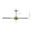 Ventilateur de plafond à 5 pales à DEL à intensité variable et télécommande, moteur CC réversible à 6 vitesses sans bruit-1606671686-1592565382