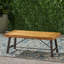 Table basse d'extérieur en bois d'acacia P 27,25 po x l 45,75 po x H 18 po