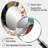 Smooth Bliss Abstract Gold Black Blue I - Multi-Color Modern Oval Wall Mirror-720492890
