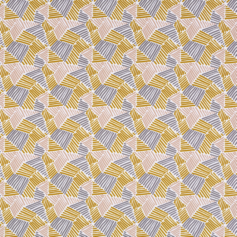 Tissu 100% coton LeWitt sketch, Aube