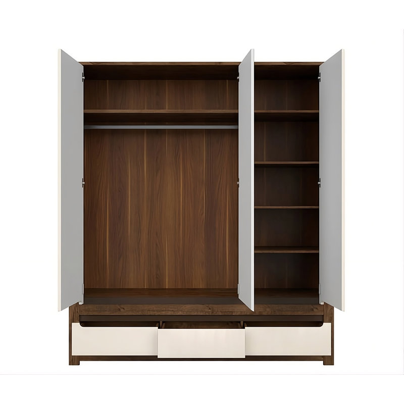 Ruso Manufactured Wood Wardrobe