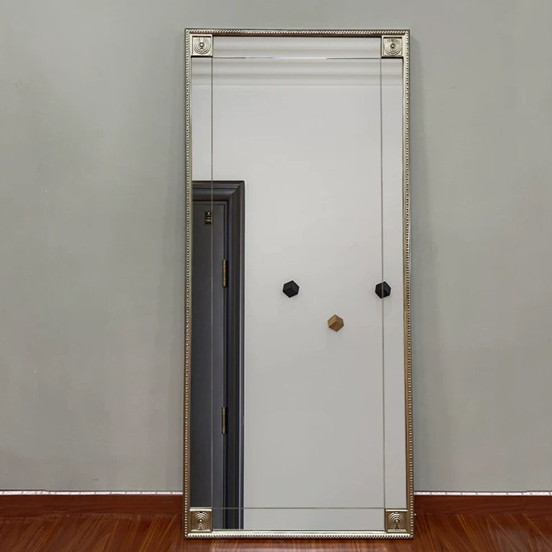 Miroirs pleine grandeur rectangulaires en bois manufacturé, 70.87" H x 31.5" W