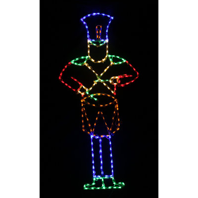 Large Drumming Soldier Holiday Lighted Display