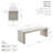Ellayah Fabric Upholstered Bench-1366615986