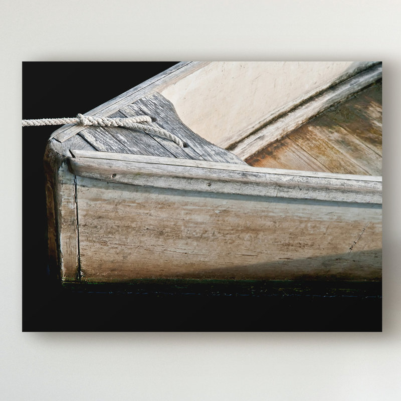 « en bois rames "iv », reproduction de photo sur toile tendue, H 35 po x l 47 po x P 2 po