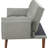 Grey Tufted Convertible Sofa Bed
