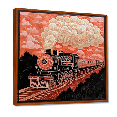 Trains Majestic Steam Powered Presence II - Train Canvas Print