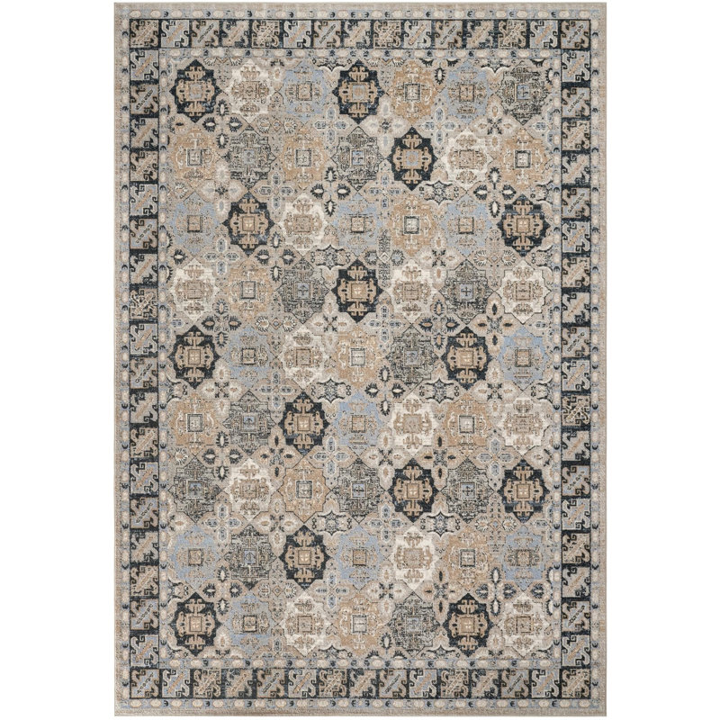 Tapis Taslin, Gris, Rectangle 10 pi x 14 pi 1 po