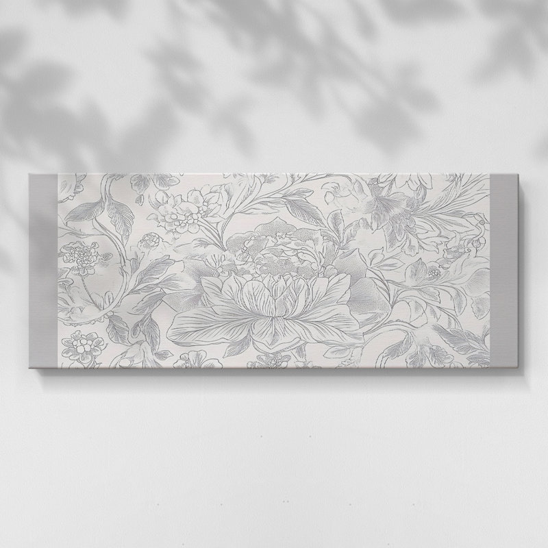 Série abstraite-Liv-Toile tendue avec châssis-Prêt à accrocher, H 12 po x l 30 po