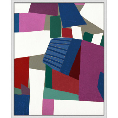 «Patchworks 2» par Christopher Kennedy - peinture sur toile à cadre flottant