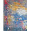 Hand-Knotted High-Quality Blue and Gray Area Rug
