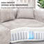 Chaise longue rembourrée incurvée sans siège requise