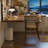 Brown+Clear Rectangular Solid Wood+Acrylic desk-1150473183-1150473182