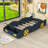 Abdullbasit Twin Size Race Car-Shaped Platform Bed with Wheels-809423202