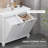 Tilt-Out Laundry Sorter Bathroom Cabinet