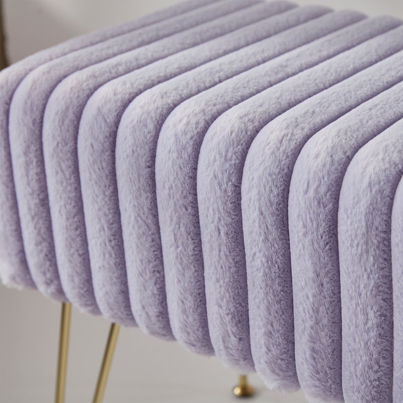 Tabouret de coiffeuse Modern, Mauve