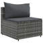 Ensemble de canapé d'extérieur gris anthracite
