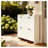 White Modern 4 Flip Drawer Shoe Cabinet - Space-Saving Entryway Organizer with Sleek Design for Living Room Shoe Storage