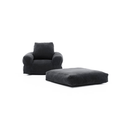 Fauteuil futon large de 35,4 po Elvin