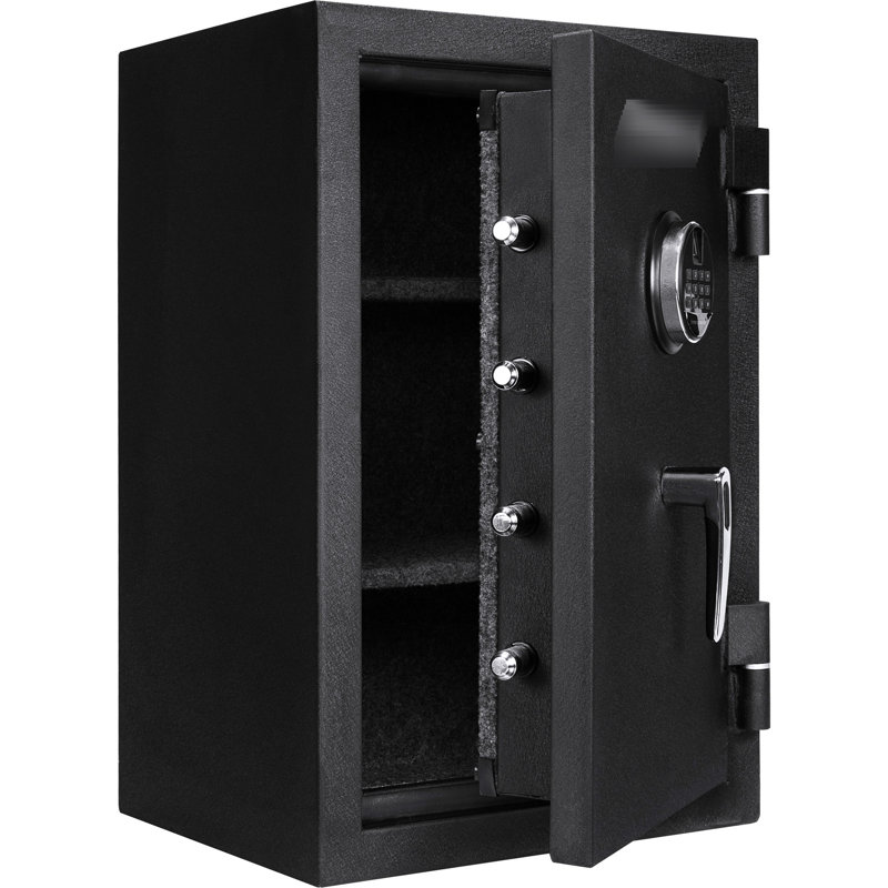 2.02 Cubic Ft Safe With Programmable Alarms And Warning Signals 2 Pin Codes Fire Protection Feature