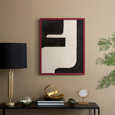 Abstrait, reproduction encadrée CLxxxii - prêt à être accroché 