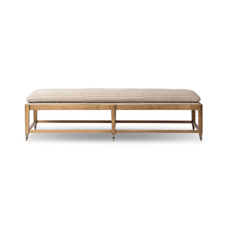 Eleanor Upholstered Bench, Rodin Sand