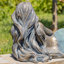 Statue de jardin pondeuse sirène couchée