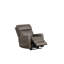 Fauteuil relevable de style contemporain avec repose-pieds extensible port USB et bouton de commande câblé au salon gris