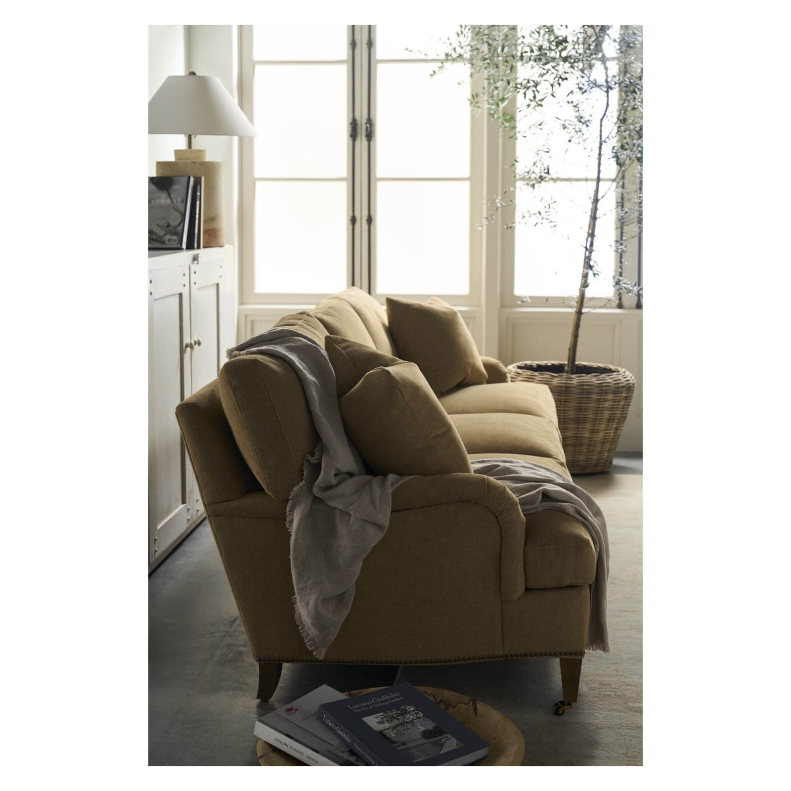 Stergis 3-Over-3 Upholstered Sofa