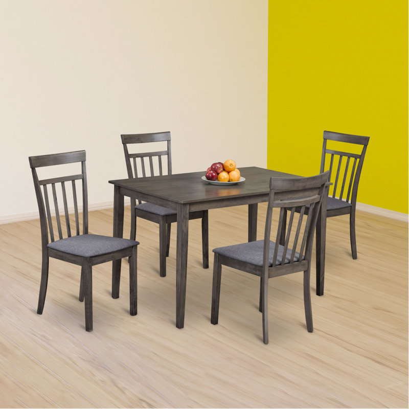 Ensemble repas 4 personnes Meier-Andrae, Gris / Cappuccino, Cappuccino
