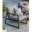 Nadasha - Hemsby 3 Piece Sofa Set with Gas Adjust Table and Cushions